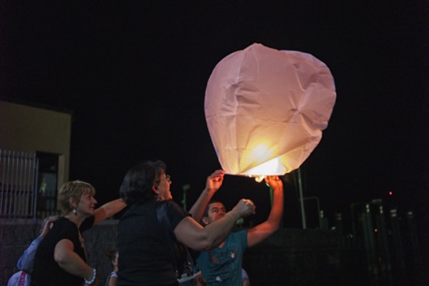 Luino - mongolfiere luminose